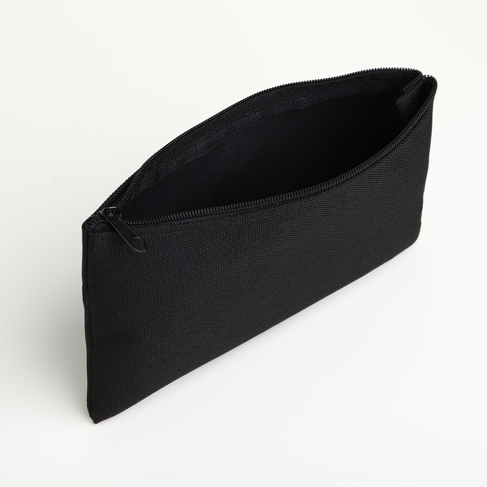 Косметичка на молнии, цвет чёрный Косметичка на молнии, цвет чёрный