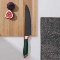 Нож шеф Доляна «Эсмиральда», шеф, лезвие 20 см, цвет зелёный Нож шеф Доляна «Эсмиральда», шеф, лезвие 20 см, цвет зелёный