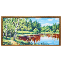 Картина гобеленовая "Тихая заводь" 65х125 см Картина гобеленовая "Тихая заводь" 65х125 см