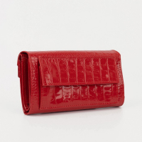 Кошелёк женский на кнопке, цвет красный