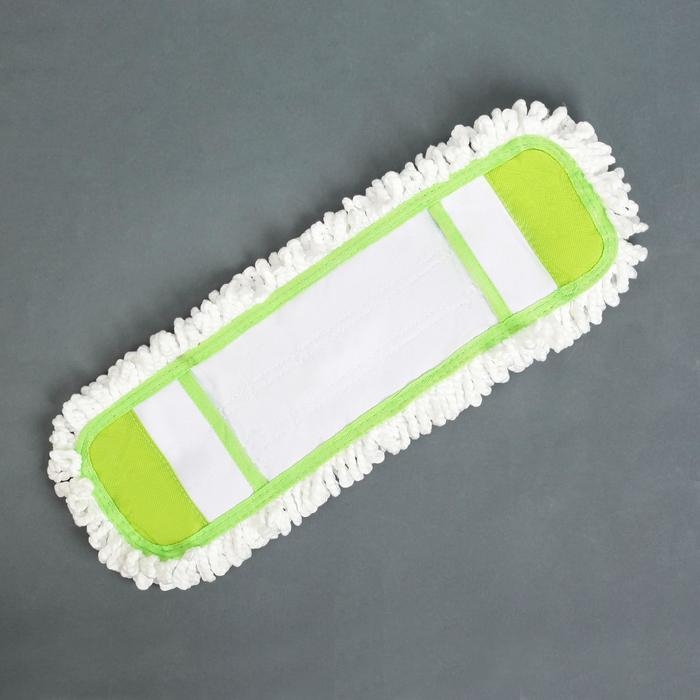 Насадка для плоской швабры Доляна, микрофибра, 40&times;12 см, цвет МИКС