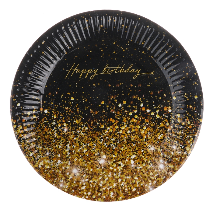 Набор бумажной посуды Набор бумажной посуды "Happy", 10 стаканов, 10 тарелок