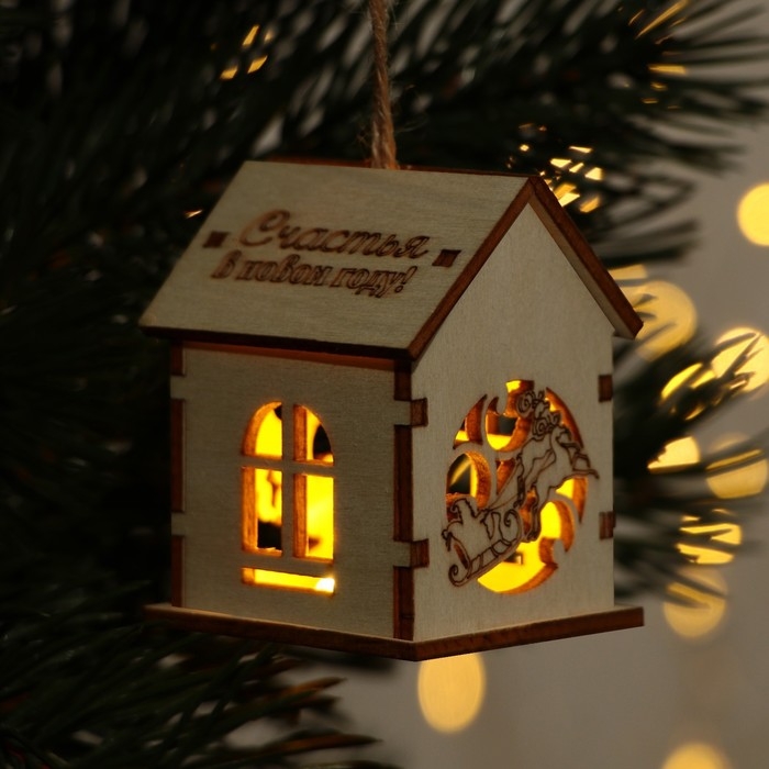 Интерьерное украшение новогоднее «Новый год: Счатья в новом году», 6 х 4,5 см Интерьерное украшение новогоднее «Новый год: Счатья в новом году», 6 х 4,5 см