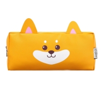 Пенал мягкий, 1 отделение, 90 х 200 х 50 см, объёмный, искусственная кожа, Calligrata "Корги"