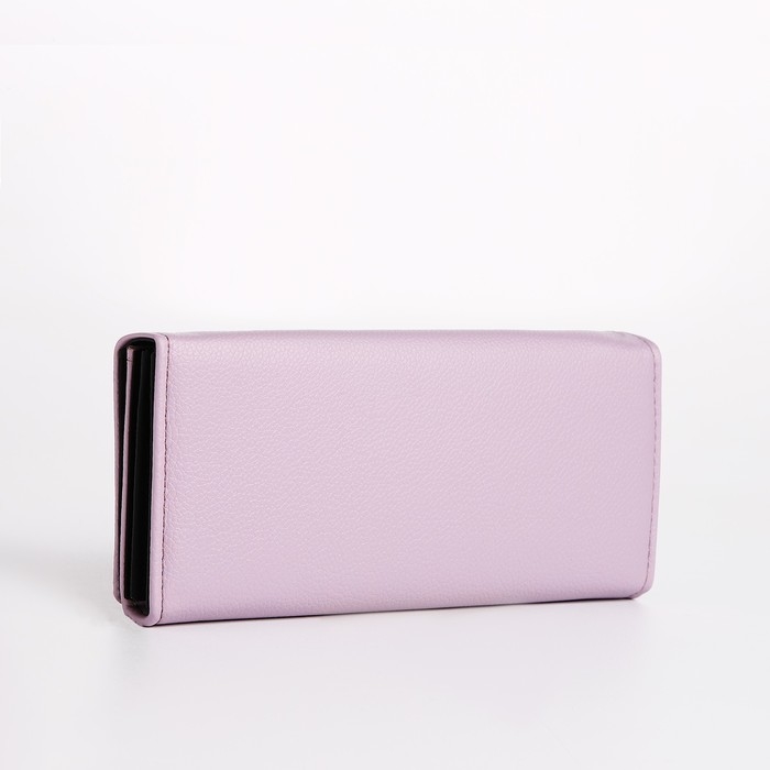 Кошелёк женский на магните, цвет сиреневый Кошелёк женский на магните, цвет сиреневый