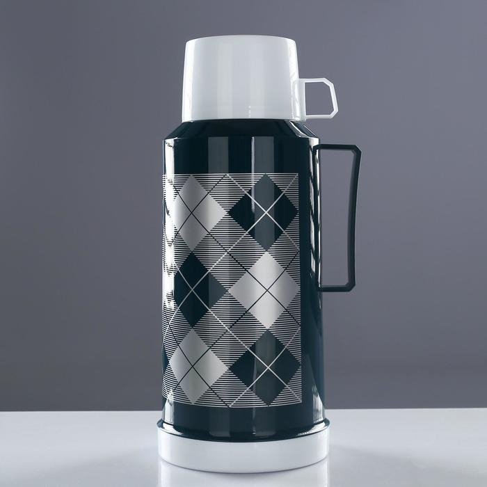 Термос 1.8 л, со стеклянной колбой, сохраняет тепло 10 ч, 15 х 33 см, микс Термос 1.8 л, со стеклянной колбой, сохраняет тепло 10 ч, 15 х 33 см, микс