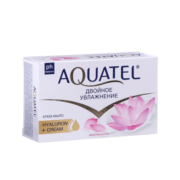 Крем-мыло твердое Aquatel Крем-мыло твердое Aquatel "Лепестки лотоса", 90 г