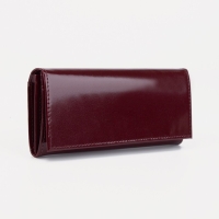 Кошелёк женский на кнопке, цвет бордовый
