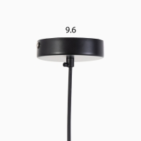 Люстра "Бокал" 1х60Вт Е27 Чёрный