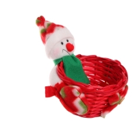 Конфетница «Снеговик нарядный» с корзинкой, вместимость 100 г Конфетница «Снеговик нарядный» с корзинкой, вместимость 100 г