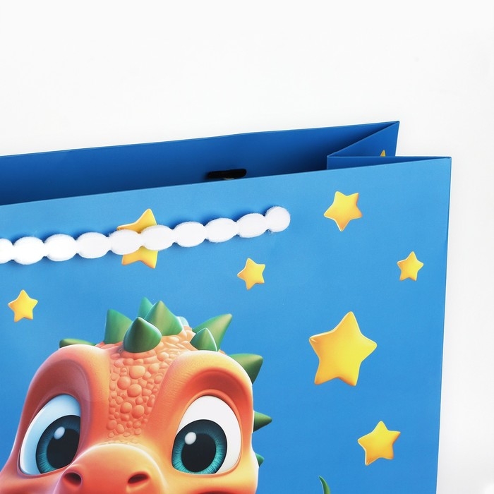 Пакет ламинированный вертикальный &laquo;Динозавр&raquo;, L 31 х 40 х 11.5 см