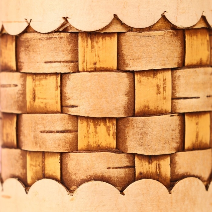 Туес «Велюр», плетеный, 6х6х9 см, береста Туес «Велюр», плетеный, 6х6х9 см, береста