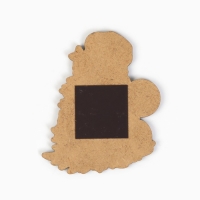 Магнит новогодний деревянный &laquo;Новый год: Сияй&raquo;, 6.9 х 8 см