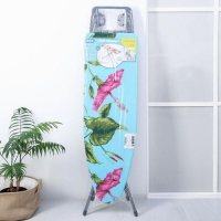 Доска гладильная Nika «Белль Классик 1», 111,5×34,5 см, два положения высоты 70, 80 см, европодставка, рисунок микс Доска гладильная Nika «Белль Классик 1», 111,5×34,5 см, два положения высоты 70, 80 см, европодставка, рисунок микс