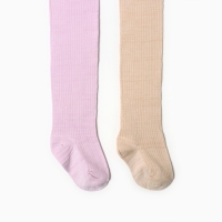 Набор колготок Крошка Я BASIC LINE,  рост 62-68 см,беж/сирен