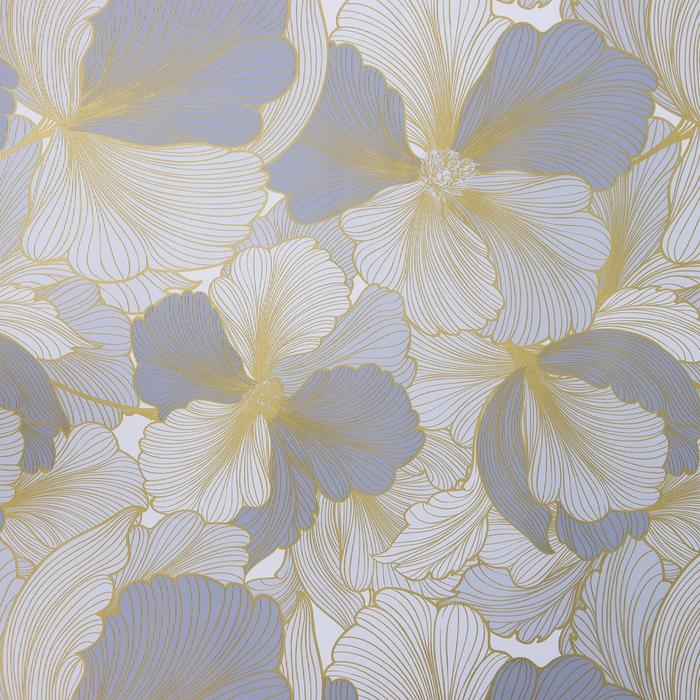 Клеёнка на стол &laquo;Соцветие&raquo;, на тканевой основе, рулон 20 метров, ширина 137 см, толщина 0,25 мм