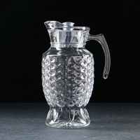 Кувшин для воды стеклянный «Облака», 1,6 л,12,5×25,5 см Кувшин для воды стеклянный «Облака», 1,6 л,12,5×25,5 см