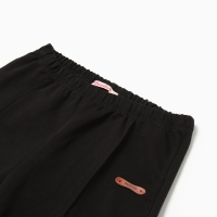 Леггинсы для девочки, цвет чёрный, рост 122 см