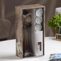 Набор подарочный "Париж" (диффузор и свечи) кофе, "Богатство Аромата" Набор подарочный "Париж" (диффузор и свечи) кофе, "Богатство Аромата"