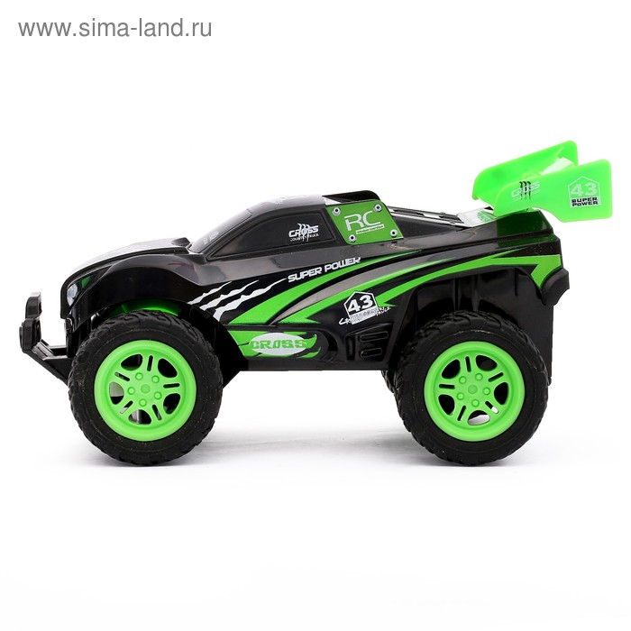 Джип радиоуправляемый &laquo;Исследователь&raquo;, работает от батареек, цвет зелёный