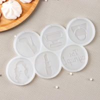 Силиконовый молд для леденцов и шоколада &laquo;Женский набор&raquo;, 22&times;11 см, ячейка d=6 см, цвет прозрачный