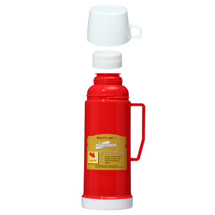 Термос 450 мл, со стеклянной колбой, 9 х 25 см, красный Термос 450 мл, со стеклянной колбой, 9 х 25 см, красный