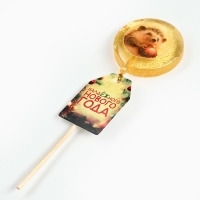 Леденец с вафельной печатью &laquo;Балдежного нового года&raquo;, 25 г