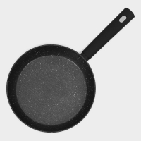 Сковорода Доляна &laquo;Первый дом&raquo;, d=24 см, антипригарное покрытие, индукция, цвет чёрный