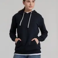 Толстовка с капюшоном Unit Kirenga темно-синяя, размер XS