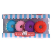 Набор фигурных ластиков &laquo;Вкусняшки&raquo;, 4 штуки, МИКС