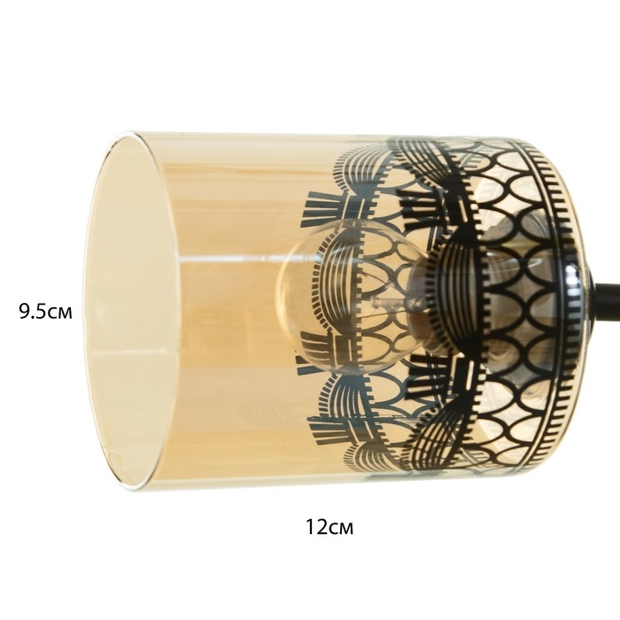 Люстра Люстра "Марси" 5хЕ27 40Вт черно-золотой 60х60х27 см BayerLux