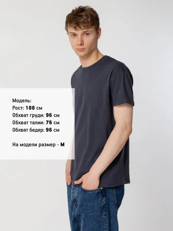 Футболка Regent 150 светло-серая, размер S