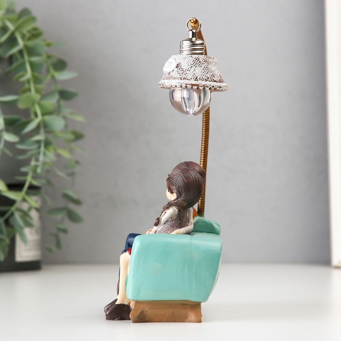 Сувенир полистоун свет Сувенир полистоун свет "Тепло дома" 11,5х7,3х22,3 см