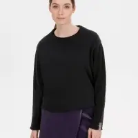 Лонгслив унисекс Siluetti Fuori, черный, размер S/M