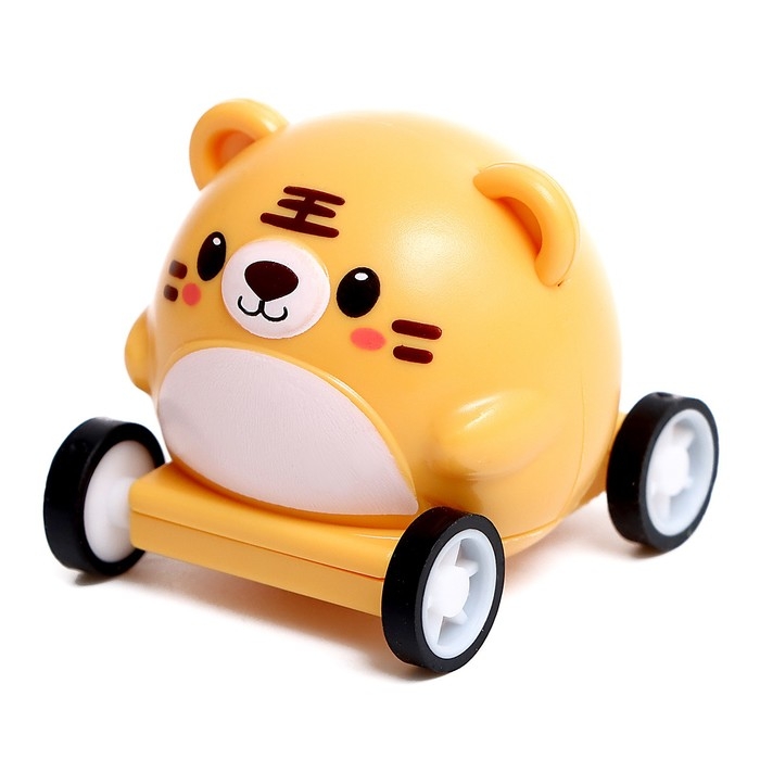 Машина инерционная &laquo;Тигрёнок&raquo;, с запуском, цвет оранжевый