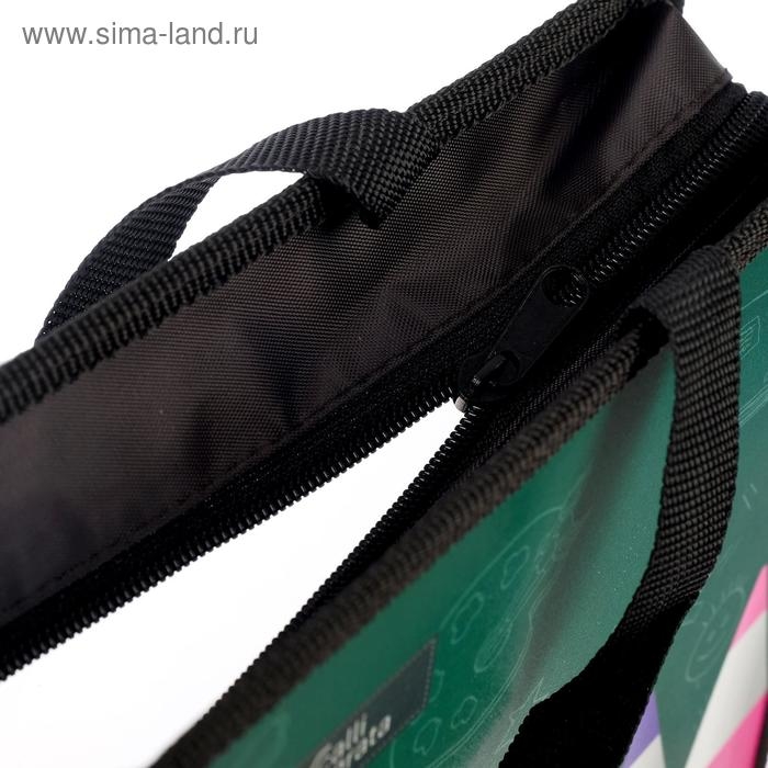 Папка с ручками А4, 330 х 260 х 75 мм, пластиковая, ручки-тесьма, Calligrata Папка с ручками А4, 330 х 260 х 75 мм, пластиковая, ручки-тесьма, Calligrata "Папка для творчества"