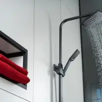 Полотенце Farbe, большое, синее