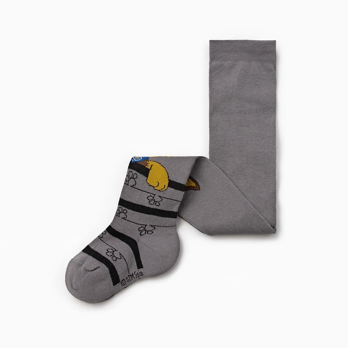 Колготки PAW PATROL &laquo;Гончик&raquo;, цвет серый, 86-92 см