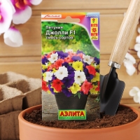 Семена Петуния Джолли F1 многоцветковая, смесь окрасок, 7 шт Семена Петуния Джолли F1 многоцветковая, смесь окрасок, 7 шт