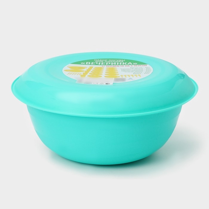 Набор посуды Альт-Пласт «Всегда с собой», на 6 персон, 32 предмета Набор посуды Альт-Пласт «Всегда с собой», на 6 персон, 32 предмета