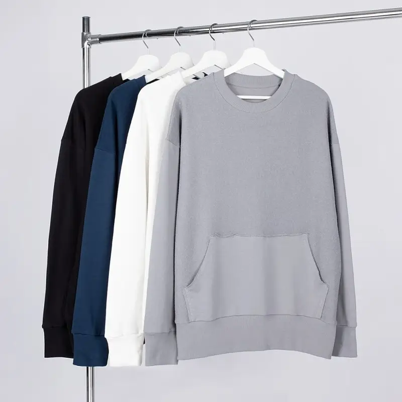 Свитшот оверсайз унисекс Vozduh, черный, размер XS/S