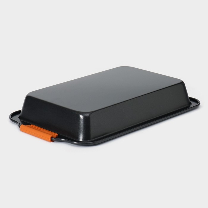 Противень для выпечки Magistro French Bakery, 37,5×23×4,7 см, антипригарное покрытие Противень для выпечки Magistro French Bakery, 37,5×23×4,7 см, антипригарное покрытие