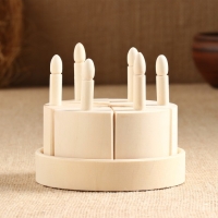 Заготовка для творчества "Тортик" 5х11 см, на поддоне D=12 cм Заготовка для творчества "Тортик" 5х11 см, на поддоне D=12 cм