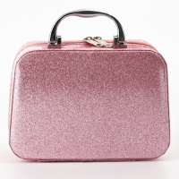 Набор детской косметики в чемодане &laquo;Самой красивой&raquo;, тени, резинки для волос, блески для губ, глиттер, лаки для ногтей, наклейки, пилочка, расчёска, кисти, косметичка