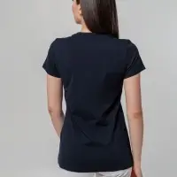 Футболка женская T-bolka Stretch Lady, темно-синяя (navy), размер L