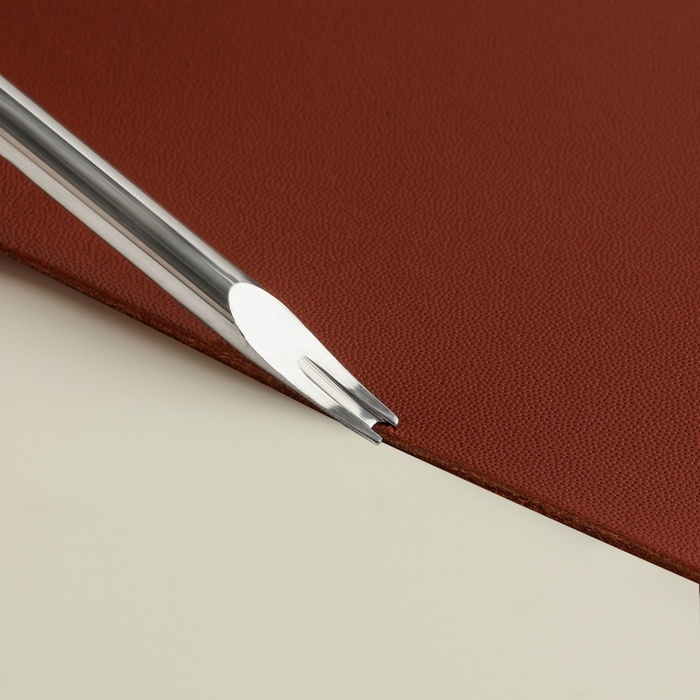 Торцбил-кромкорез для кожи, шаг 1,5 мм, 14,6 &times; 2,5 см