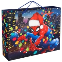Пакет подарочный "С Новым годом!", 31х40х11 см, упаковка, Человек-паук