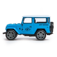 Машина металлическая &laquo;Джип&raquo;, инерционная, цвет синий