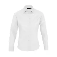 Рубашка женская с длинным рукавом Eden 140 белая, размер M