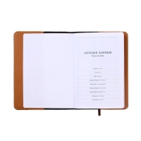 Ежедневник недатированный, обложка ПВХ, формат А5, 140 листов в клетку, с карманами, МИКС